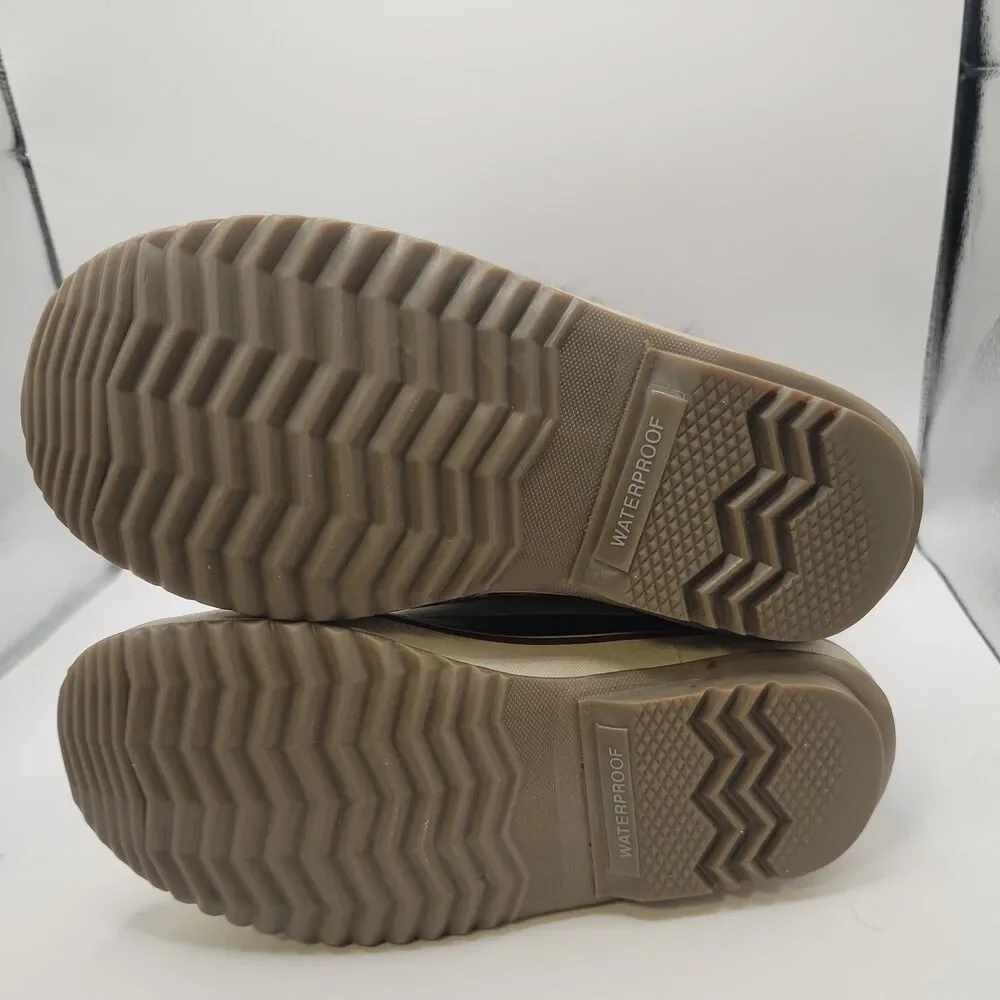 Sorel Winter Rain Suede Waterproof Boots Women 7 Gray
